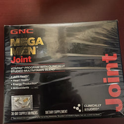 Mega Men GNC Joint Vitapak Supplement Multivitamins Heart Energy Antioxidant New (ONLINE ORDER ONLY)