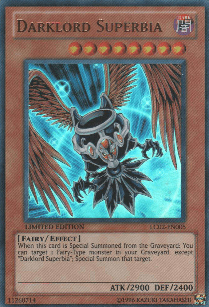 Darklord Superbia [LC02-EN005] Ultra Rare (ONLINE ORDER ONLY)
