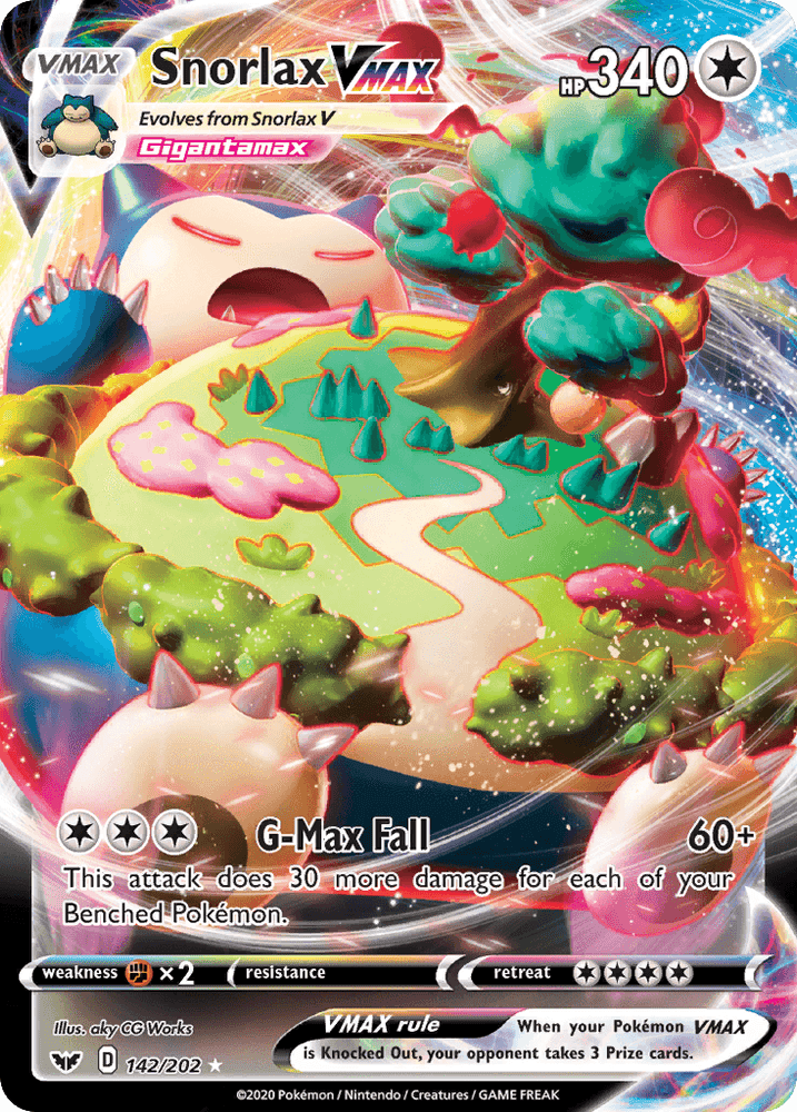 Snorlax VMAX (142/202) (Jumbo Card) [Sword & Shield: Base Set] (Online Only)
