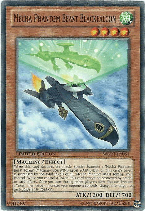 Mecha Phantom Beast Blackfalcon [WGRT-EN061] Common (ONLINE ORDER ONLY)