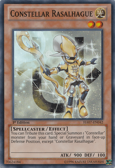Constellar Rasalhague [HA07-EN042] Super Rare (ONLINE ORDER ONLY)