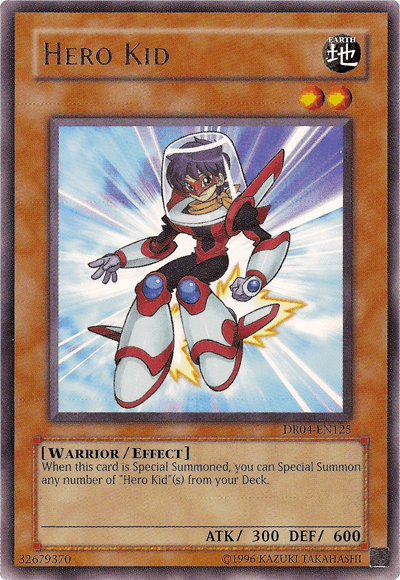 Hero Kid [DR04-EN125] Rare (ONLINE ORDER ONLY)