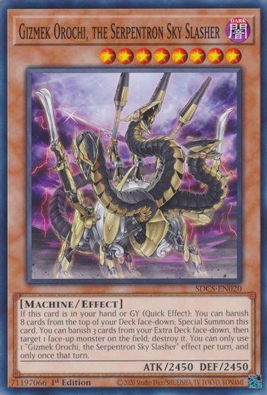 Gizmek Orochi, the Serpentron Sky Slasher [SDCS-EN020] Common (ONLINE ORDER ONLY)
