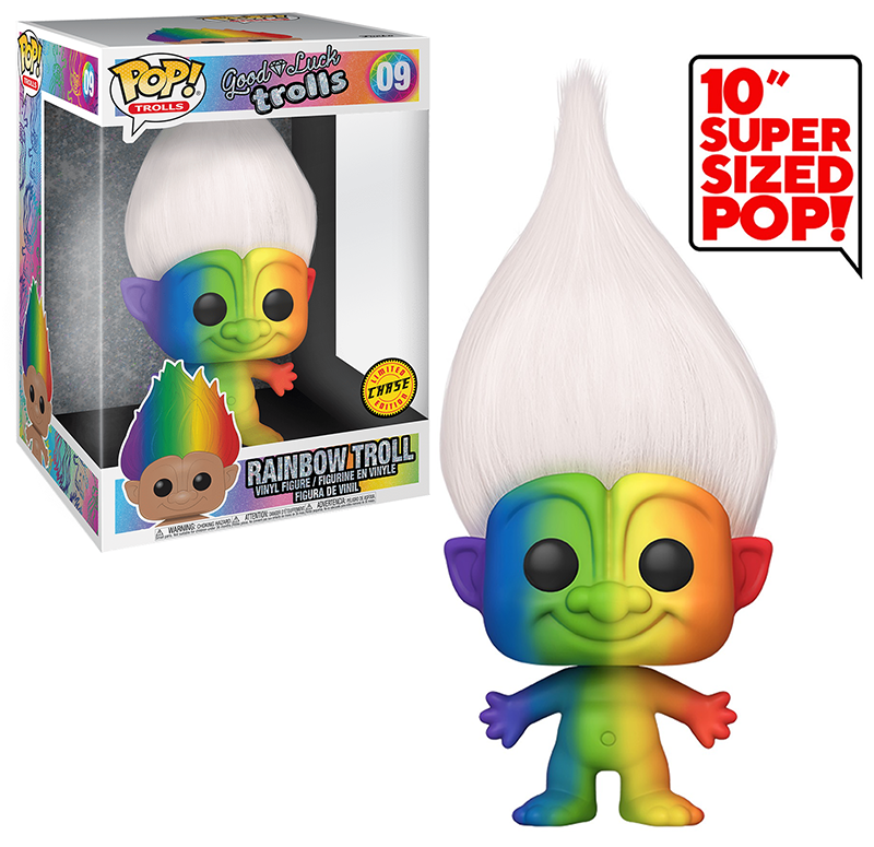 Rainbow Troll (Rainbow Body, 10-Inch, Good Luck Trolls) 09 **Chase** (Online Order Only)