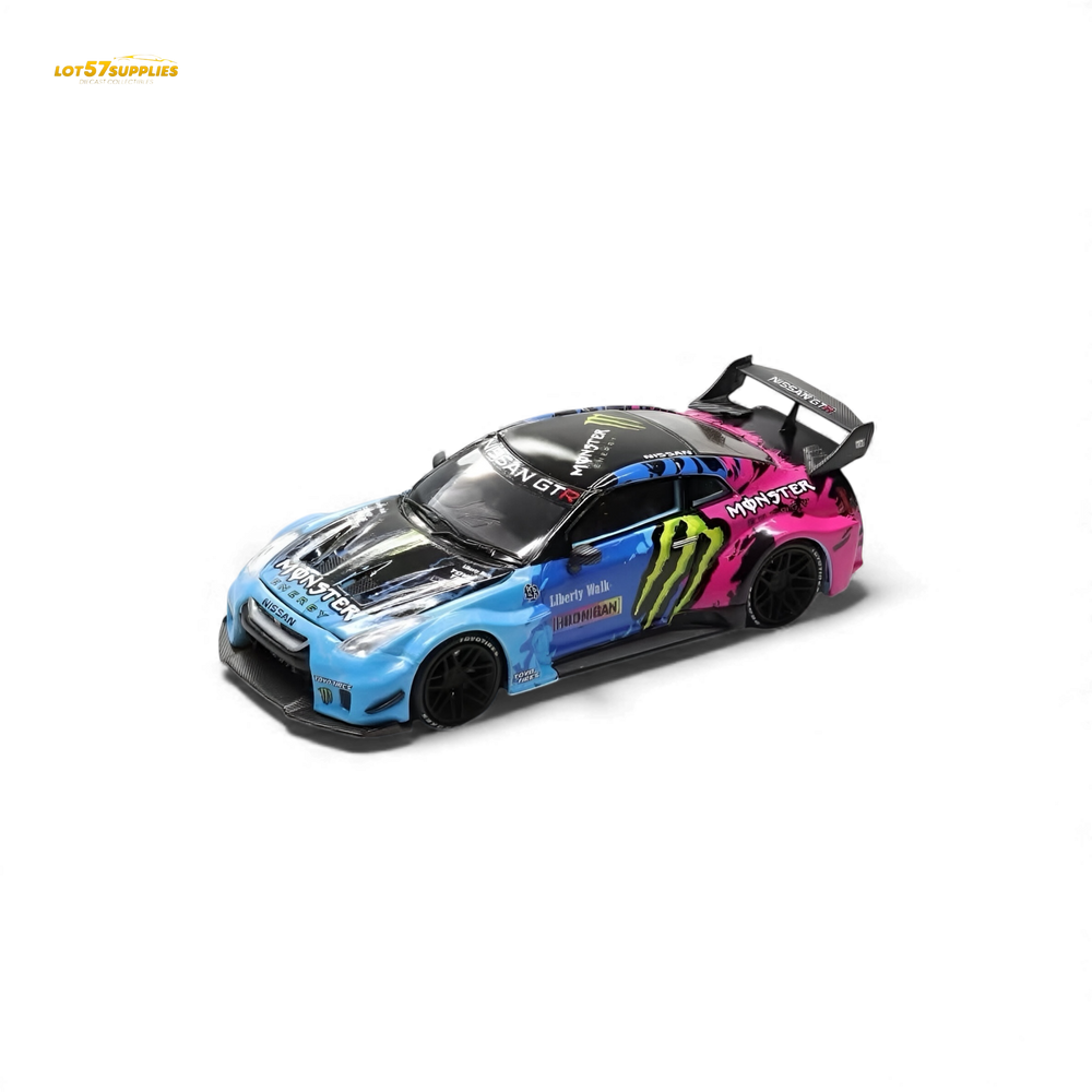 (Pre-Order) Demon King Auto GT-R R35 LBWK Wide-Body - Monster Livery 1:64 (ONLINE ORDER ONLY)