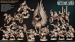 3D Printed Artisan Guild Minoc Standalone Weapons Order of the Labyrinth 28mm 32mm (Online Only)