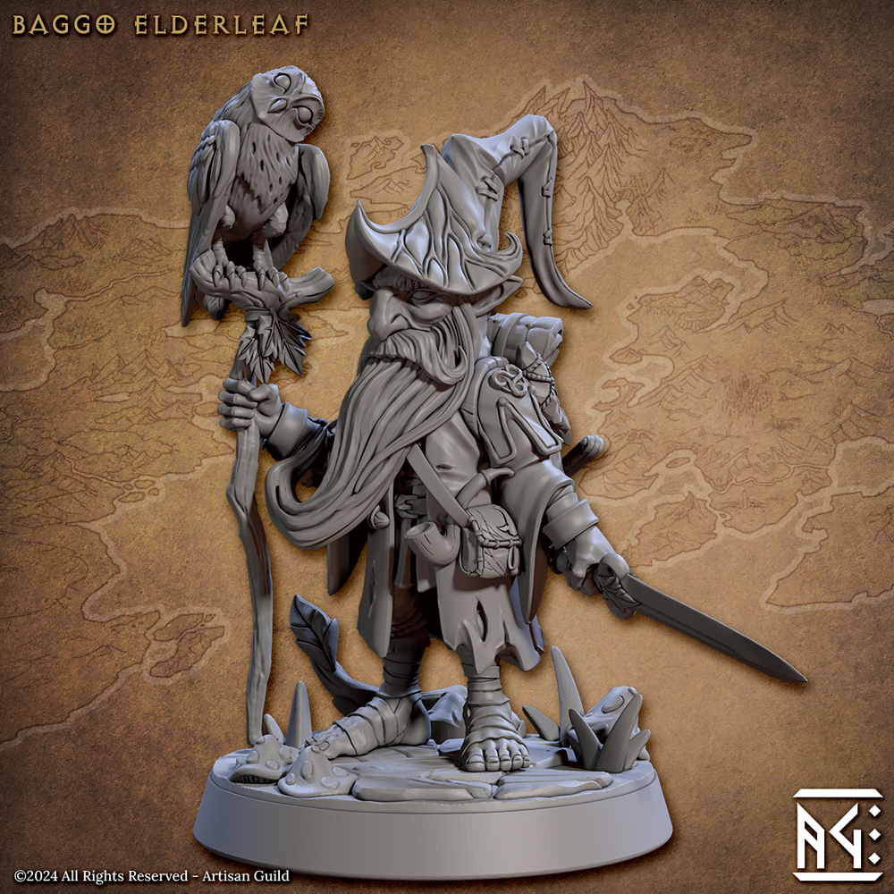 3D Printed Artisan Guild Baggo Elderleaf Deeproot Lurikeen Set 28mm 32mm (Online Only)