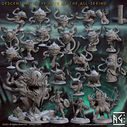 3D Printed Artisan Guild Temple of Mythos Columns Descent into the Hive of the All Seeing 28mm 32mm (Online Only)