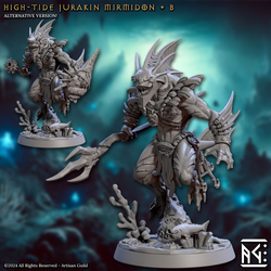 3D Printed Artisan Guild High Tide Jurakin Mirmidons Mirmidons of the Death Tide 28mm 32mm (Online Only)