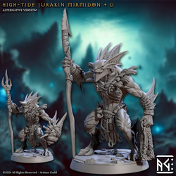 3D Printed Artisan Guild High Tide Jurakin Mirmidons Mirmidons of the Death Tide 28mm 32mm (Online Only)