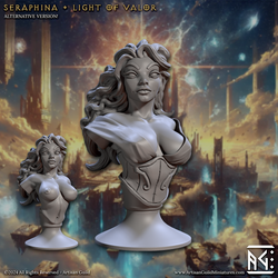 3D Printed Artisan Guild Wrath of the Malakim Bust Set 28mm 32mm (Online Only)