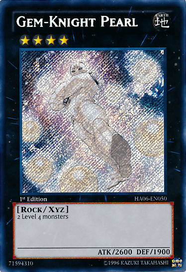 Gem-Knight Pearl [HA06-EN050] Secret Rare (ONLINE ORDER ONLY)