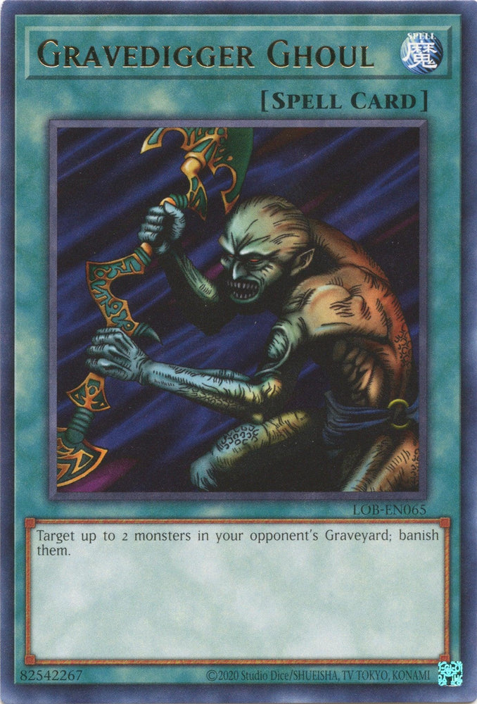 Gravedigger Ghoul (25th Anniversary) [LOB-EN065] Rare (ONLINE ORDER ONLY)