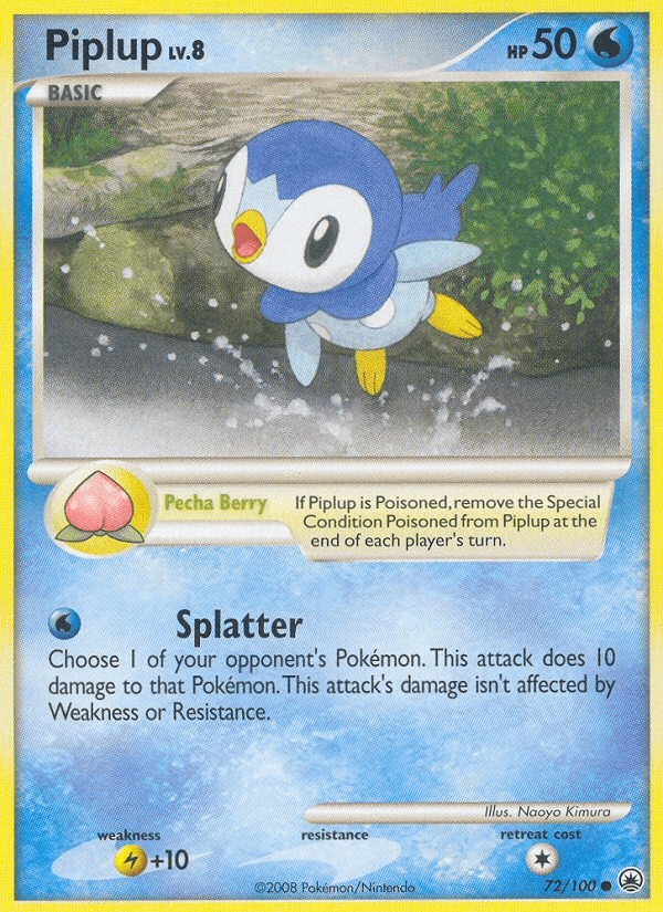 Piplup (72/100) [Diamond & Pearl: Majestic Dawn] (Online Only)