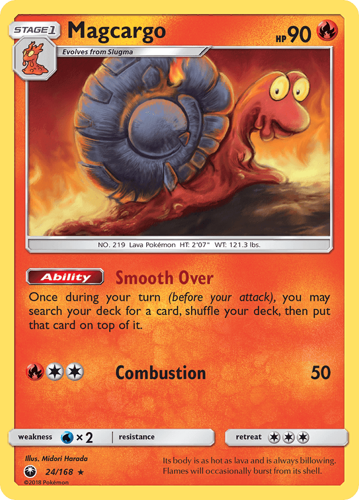 Magcargo (24/168) [Sun & Moon: Celestial Storm] (Online Only)
