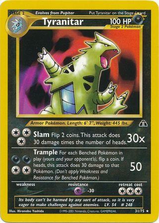Tyranitar (31/75) [Neo Discovery Unlimited] (Online Only)