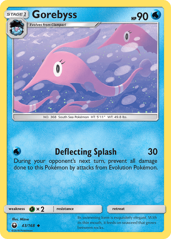 Gorebyss (43/168) [Sun & Moon: Celestial Storm] (Online Only)