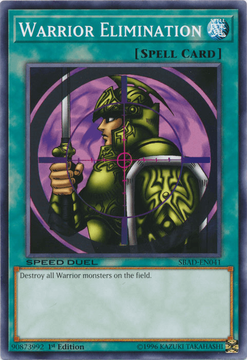 Warrior Elimination [SBAD-EN041] Common (ONLINE ORDER ONLY)