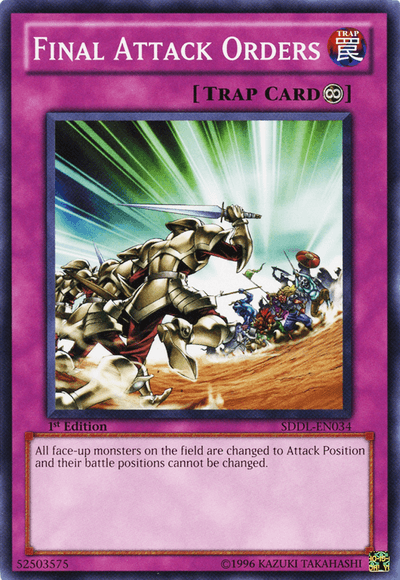 Final Attack Orders [SDDL-EN034] Common (ONLINE ORDER ONLY)