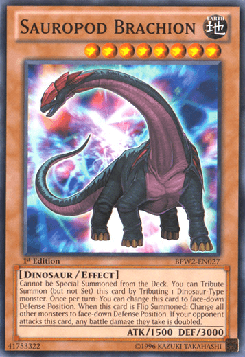 Sauropod Brachion [BPW2-EN027] Common (ONLINE ORDER ONLY)