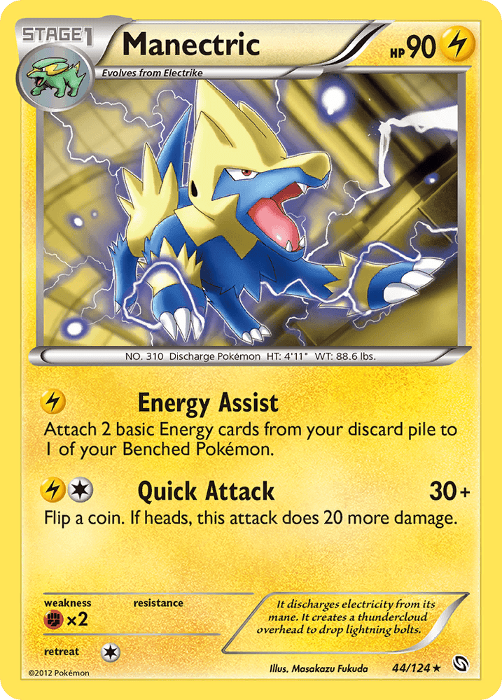 Manectric (44/124) [Black & White: Dragons Exalted] (Online Only)