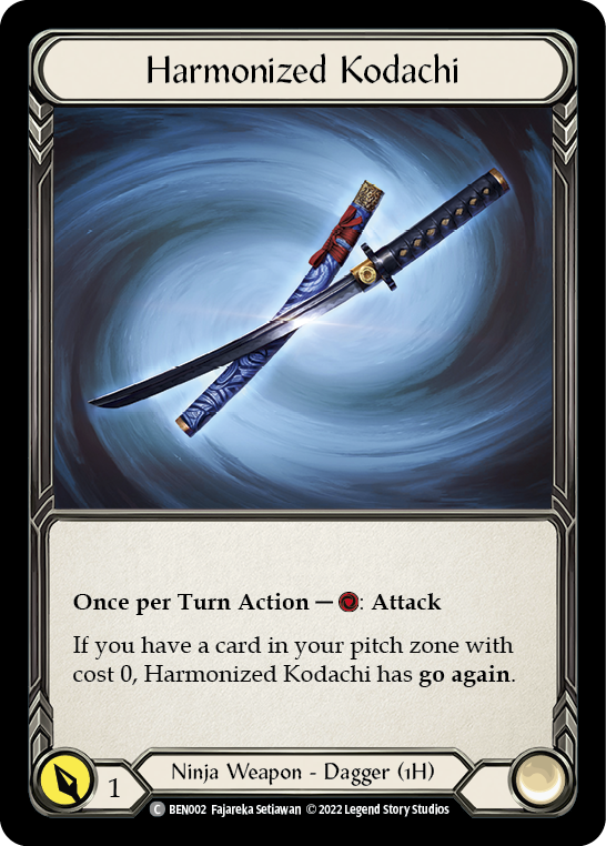 Harmonized Kodachi [BEN002] (Outsiders Benji Blitz Deck)