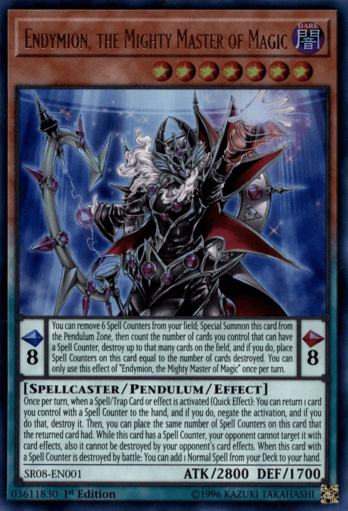 Endymion, the Mighty Master of Magic [SR08-EN001] Ultra Rare (ONLINE ORDER ONLY)