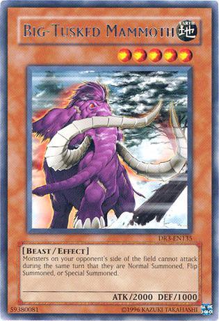 Big-Tusked Mammoth [DR3-EN135] Rare (ONLINE ORDER ONLY)