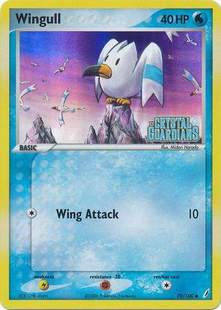 Wingull (70/100) (Stamped) [EX: Crystal Guardians] (Online Only)