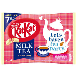 NESTLE Mini KitKat Chocolate Wafer Biscuits Milk Tea Flavor 7 Pieces (ONLINE ORDER ONLY)