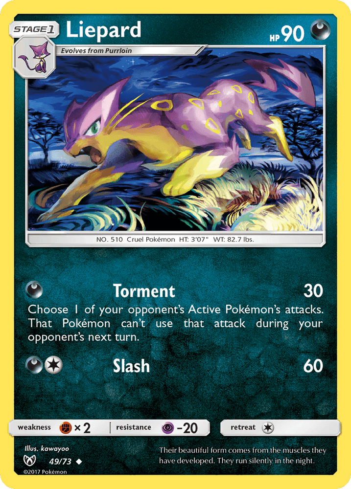 Liepard (49/73) [Sun & Moon: Shining Legends] (Online Only)