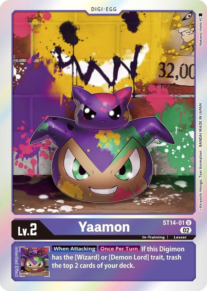 Yaamon [ST14-01] [Starter Deck: Beelzemon Advanced Deck Set] (ONLINE ORDER ONLY)