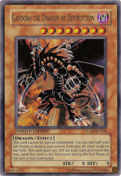 Gandora the Dragon of Destruction [JUMP-EN028] Ultra Rare (ONLINE ORDER ONLY)