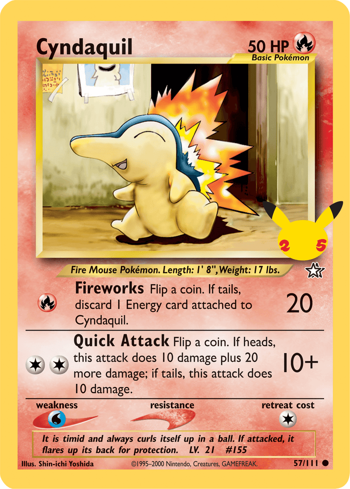 Cyndaquil (57/111) [First Partner Pack] (Online Only)