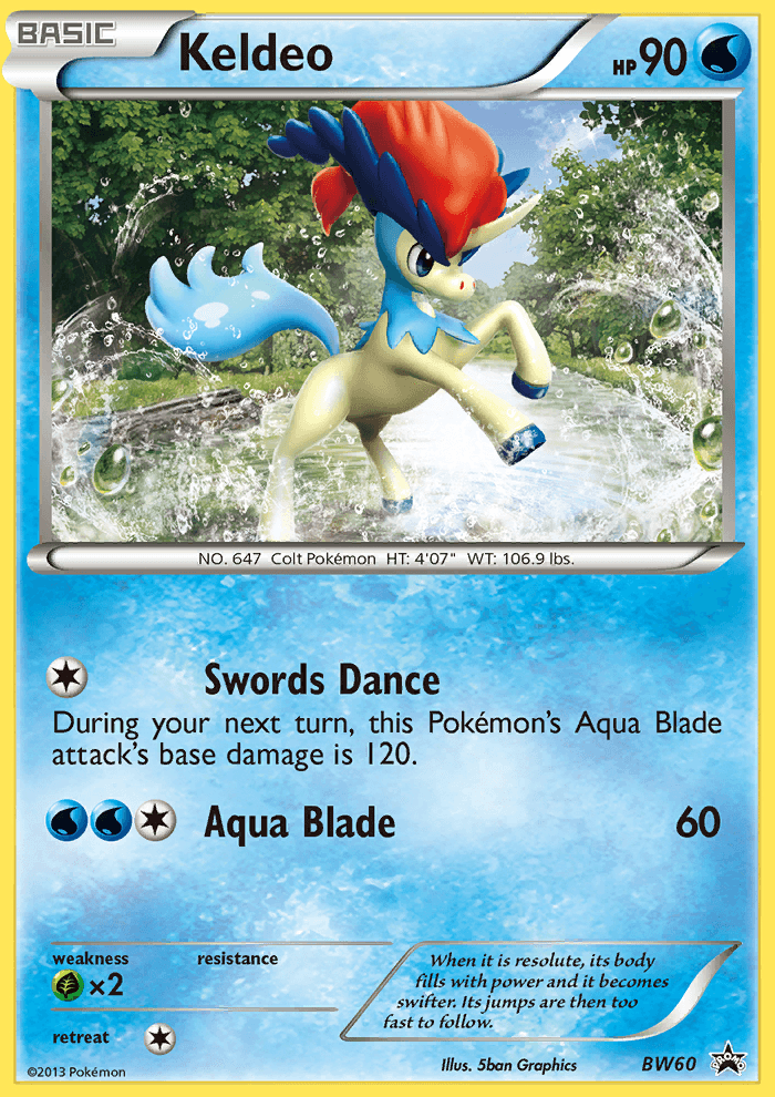 Keldeo (BW60) [Black & White: Black Star Promos] (Online Only)