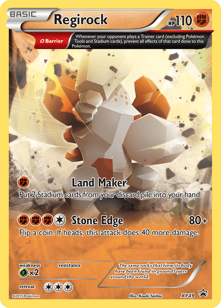 Regirock (XY49) [XY: Black Star Promos] (Online Only)