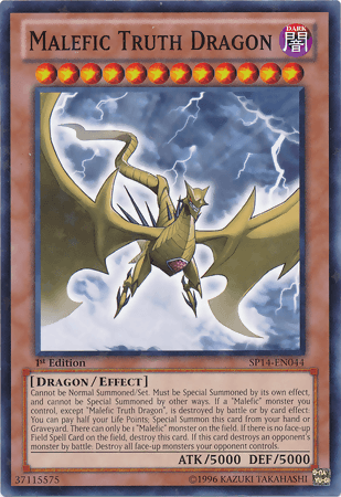 Malefic Truth Dragon [SP14-EN044] Starfoil Rare (ONLINE ORDER ONLY)