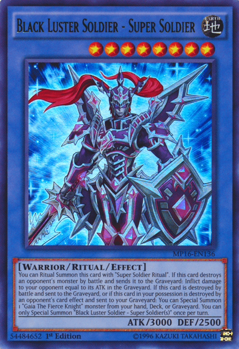 Black Luster Soldier - Super Soldier [MP16-EN136] Ultra Rare (ONLINE ORDER ONLY)