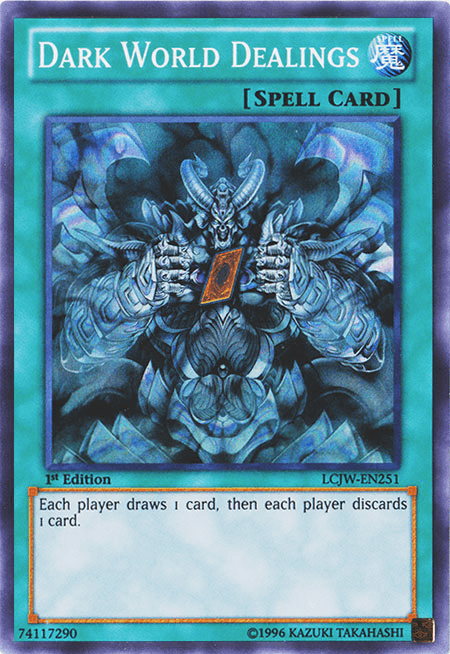 Dark World Dealings [LCJW-EN251] Super Rare (ONLINE ORDER ONLY)