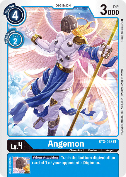Angemon [BT3-023] [Release Special Booster Ver.1.5] (ONLINE ORDER ONLY)