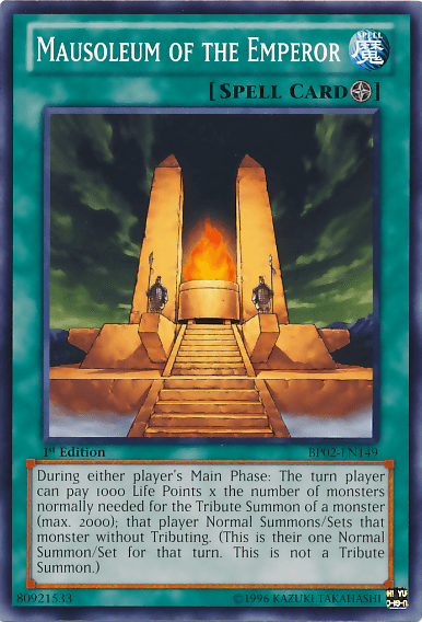 Mausoleum of the Emperor [BP02-EN149] Mosaic Rare (ONLINE ORDER ONLY)