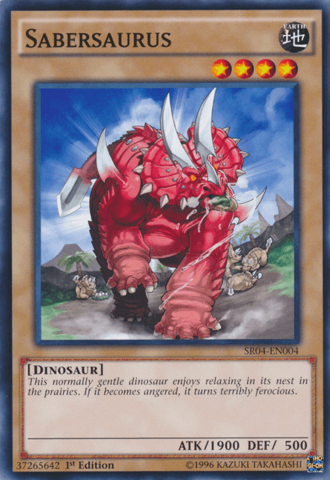 Sabersaurus [SR04-EN004] Common (ONLINE ORDER ONLY)