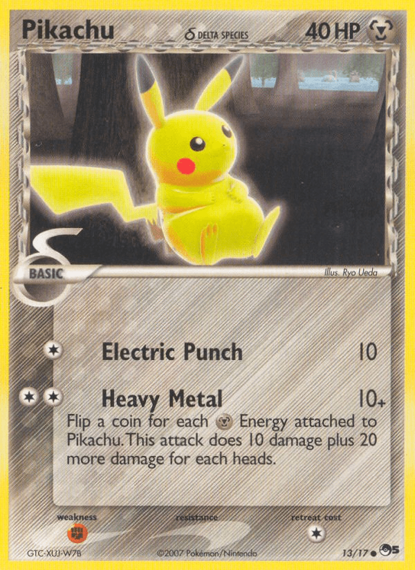 Pikachu (13/17) (Delta Species) [POP Series 5] (Online Only)