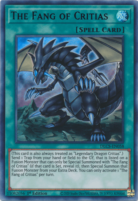 The Fang of Critias (Purple) [DLCS-EN058] Ultra Rare (ONLINE ORDER ONLY)