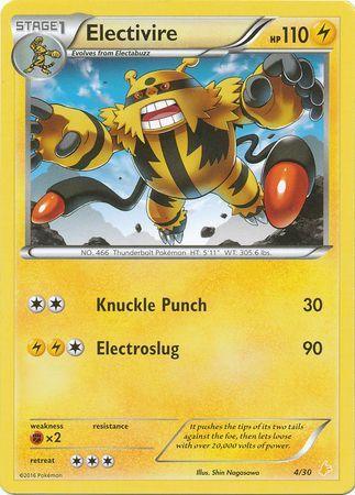 Electivire (4/30) [XY: Trainer Kit 3 - Pikachu Libre] (Online Only)