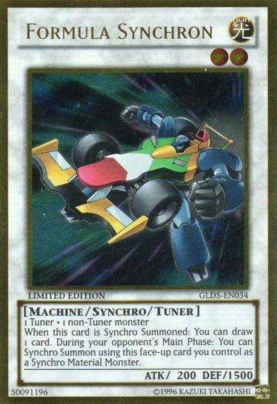 Formula Synchron [GLD5-EN034] Gold Rare (ONLINE ORDER ONLY)