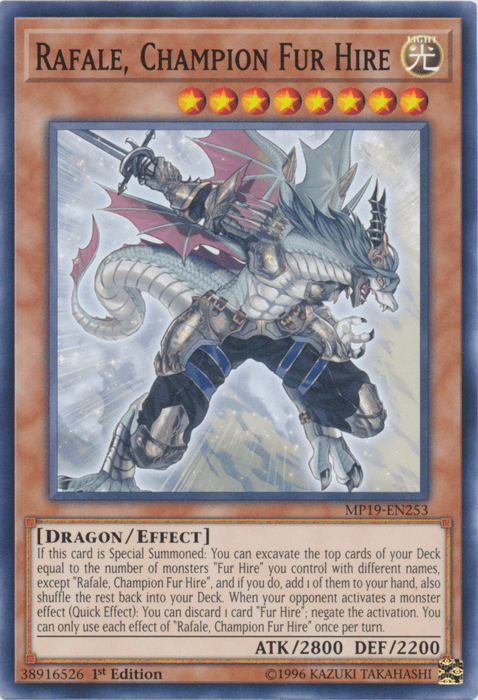 Rafale, Champion Fur Hire [MP19-EN253] Common (ONLINE ORDER ONLY)