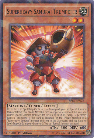 Superheavy Samurai Trumpeter [SP15-EN028] Shatterfoil Rare (ONLINE ORDER ONLY)
