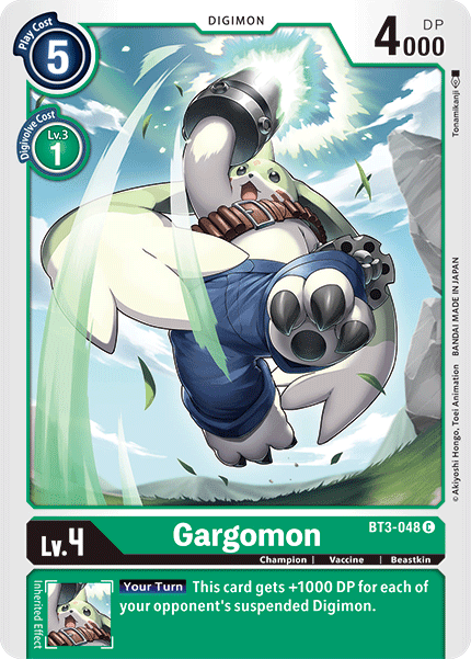 Gargomon [BT3-048] [Release Special Booster Ver.1.5] (ONLINE ORDER ONLY)