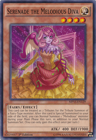 Serenade the Melodious Diva [MP15-EN129] Common (ONLINE ORDER ONLY)